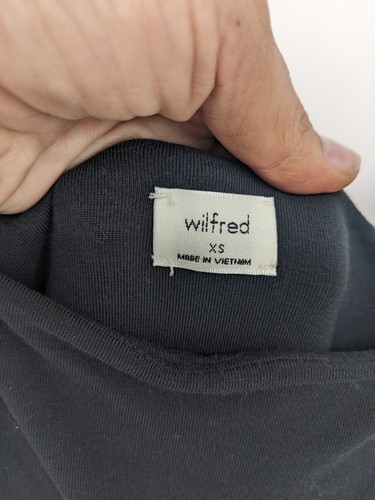 Wilfred Jumpsuit Damen XS weites Bein cropped ärmellos Strampler Stretch Lyocell - Bild 6 von 11