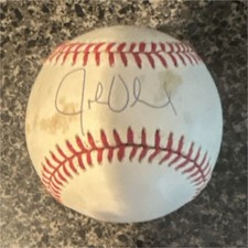 John Olerud Rawlings Genuine Leather Baseball Autographed