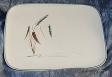 DENBY — GREENWHEAT — LG — RECTANGULAR — OBLONG— 25.5 X 34.5cm — SERVING PLATTER