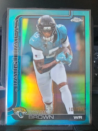 2025 Topps Chrome - Dyami Brown #136 Teal Refractor /299