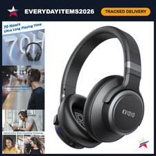 Hybrid Active Noise Cancelling Over-Ear Headphones - Wireless, Comfortable, Hi-F