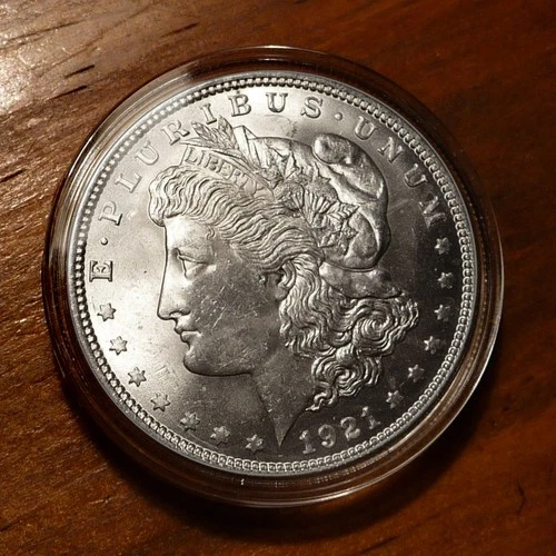 1921 P Morgan Silver Dollar ~ Lustrous BU High Grade