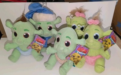 5 DreamWorks Shrek Triplets Baby Ogre 5-Inch Plush  BRAND NEW - 4 w/Ear Tags
