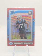 2024 Panini Donruss - Rated Rookie Xavier Legette #323 Optic Preview Red Wave