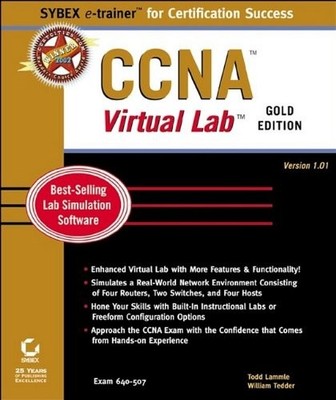 CCNA VIRTUAL LAB, GOLD EDITION By Todd Lammle & William Tedder **Excellent**
