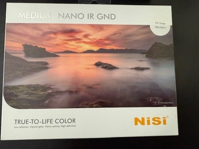 Three Nisi filters ND Grad filters 100mm Square System