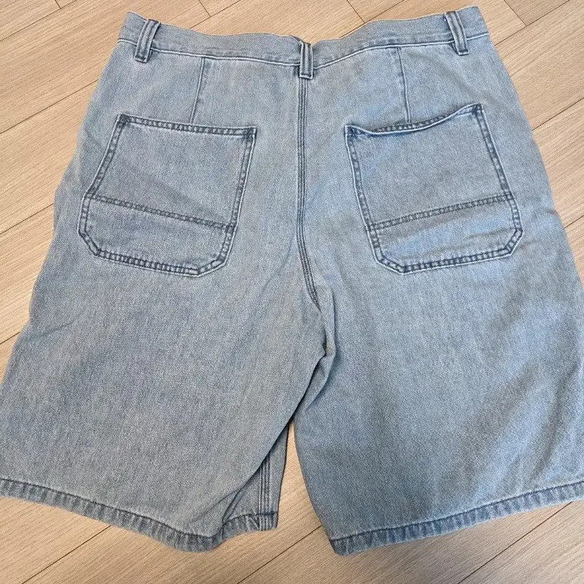 Uniqlo Light Blue Denim Work Shorts