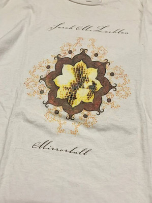 Sarah Mclachlan Mirrorball White T-shirt Unisex 100% Cotton Shirt BT1133