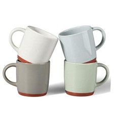 Ceramic Coffee Mug Set of 12oz Stoneware Coffee Cup with 4 Speckled Multicolor