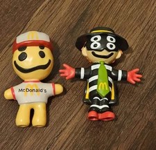 McDonald's Hamburgler Cactus Plant Flea Market Toy & Cactus Buddy Happy Meal
