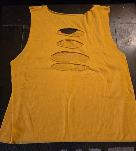 Vintage 1980s Official WWF Hulk Hogan ‘HULKAMANIA’ Shredded Back Tank Top Rare! - Picture 2 of 2