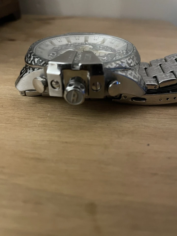 Reloj DZ4636 Diesel Mega Chief Cronógrafo Acero Inoxidable Hombre Modelo Raro Foto 3 de 4