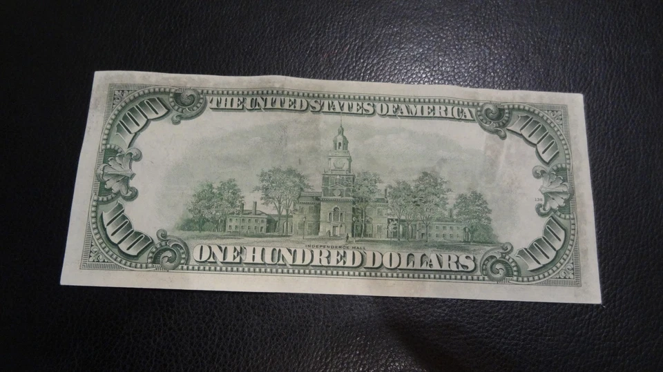 FEDERAL RESERVE NOTE 1950 $100 DOLLAR BILL IN GREAT CONDITION!!!!! - Image 3 of 3