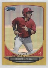 2013 Bowman Chrome Prospects Gold Refractor 2/50 Michael Perez #BCP197 1f1