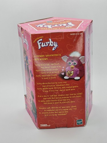 Vtg 1999 Valentine's Day Furby Limited Edition, New, Sealed, Packaging Damaged - Picture 3 of 11