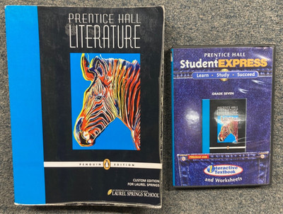 Prentice-Hall Literature for Laurel Springs School Grade 7 & Interactive CD Rom