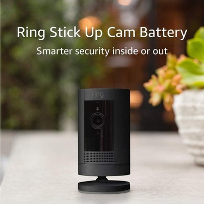 Ring Stick Up Cam Indoor/Outdoor Wireless HD Battery 3rd Gen Security Camera
