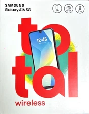 New Samsung Galaxy A16 6.7" 5G 128GB Smartphone 50MP Camera [For Total Wireless]