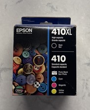 Epson 410XL 410 Ink Cartridges 5 Pack Combo Black  Color NEW SEALED READ