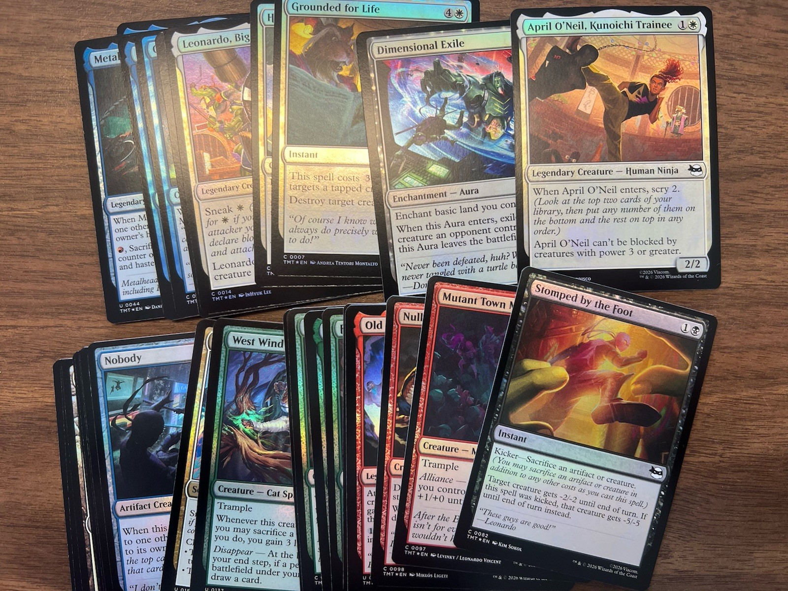 Magic MTG Teenage Mutant Ninja Turtles Foil Pick One! NM/NP Flat Shipping!