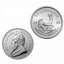 Moneta Krugerrand in argento sudafricana da 1 oz 2026 