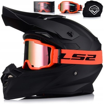 Motorradhelm | VITO TIVOLI | Moto Quad ATV Enduro Offroad Motocross+Crossbrille