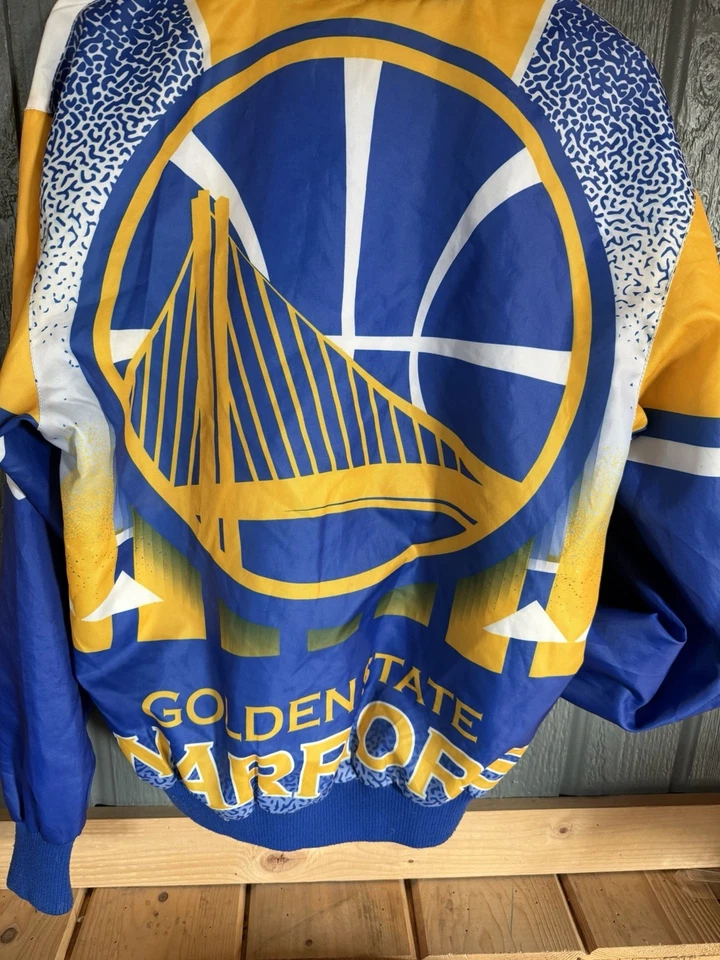 Golden State Warriors INTERCEPTOR Jacket By G-III,Polyester Jacket-NBA LX - Image 4 of 4