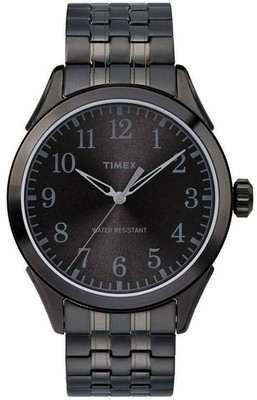 New Timex TW2R48200 Men's Black Expansion Band Watch Briarwood Watch