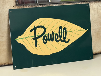 powell tobacco 18 Inch Powell Tobacco vintage Style metal sign Chewing Tobacco Chew  Advertising