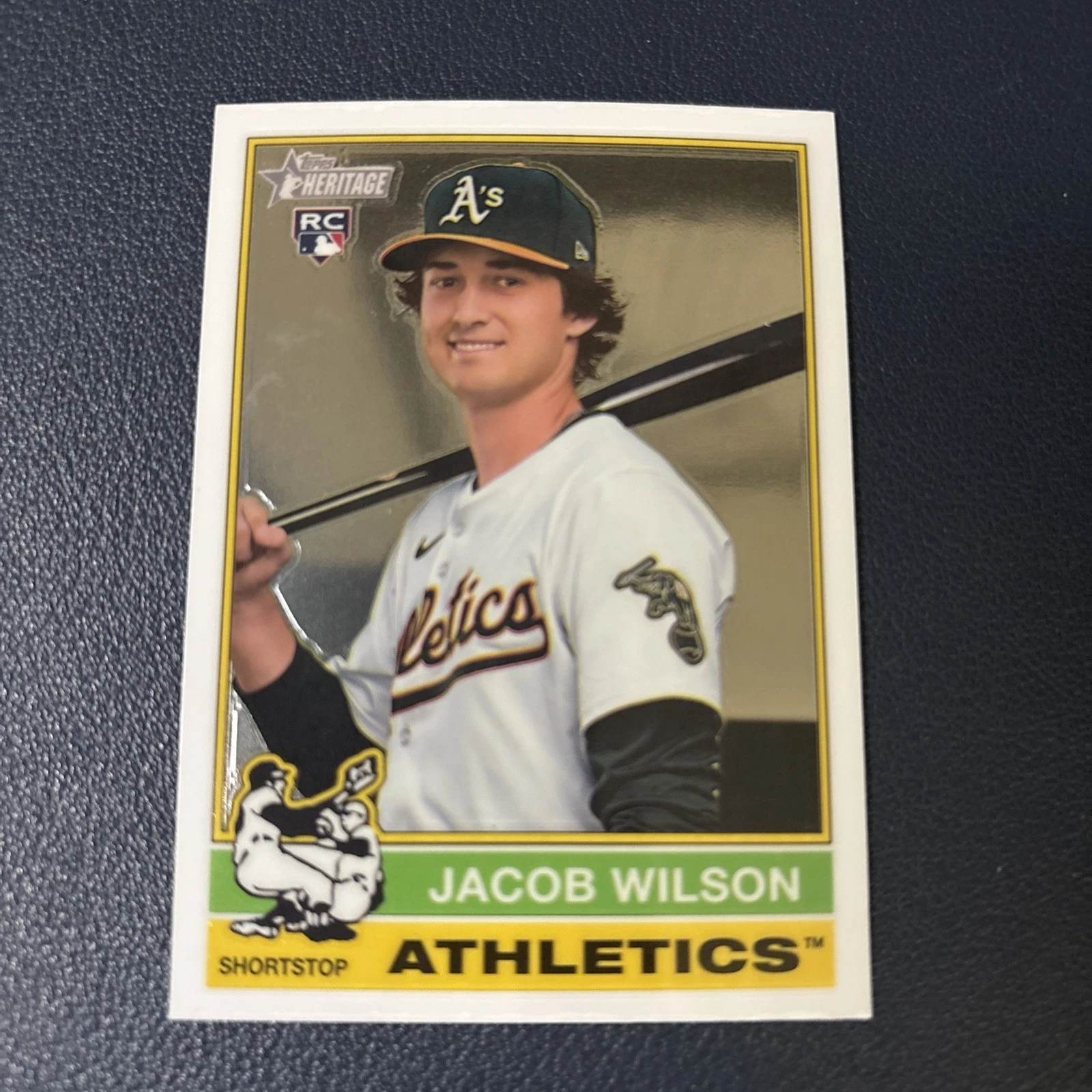 2025 Topps Heritage - Jacob Wilson #15 Chrome Refractor (RC)