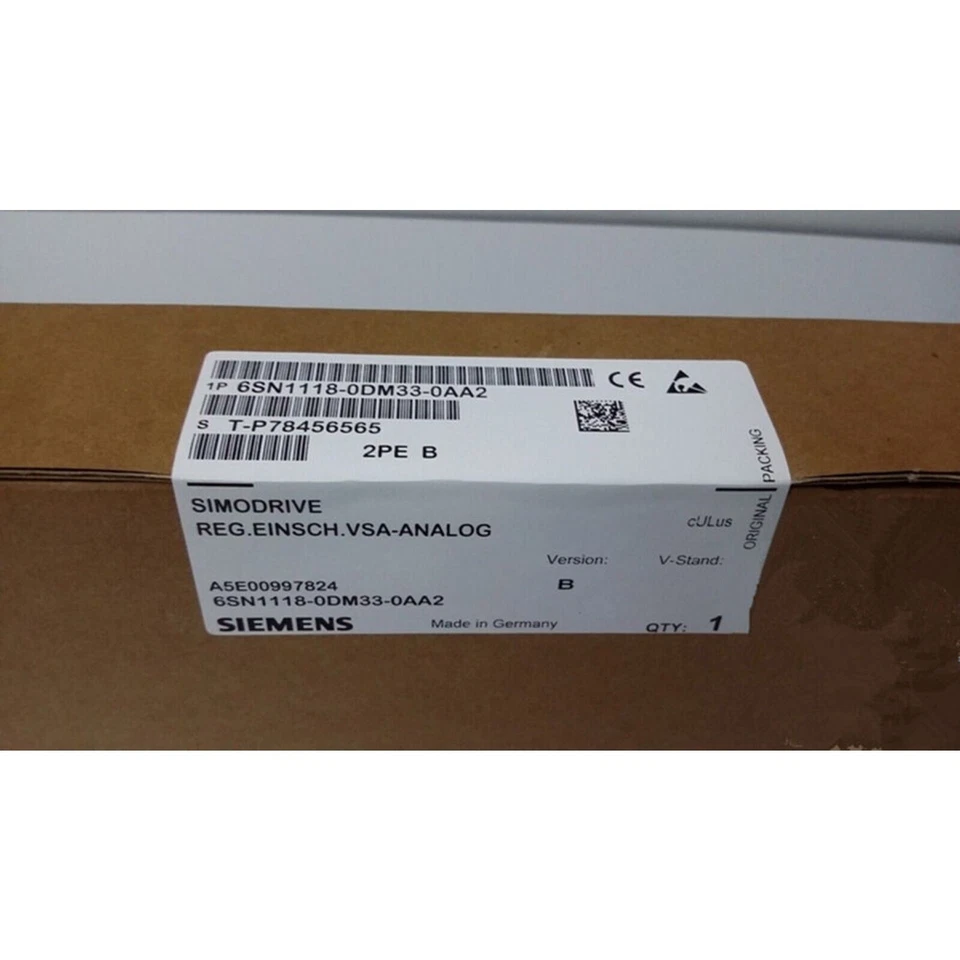 New Siemens 6SN1118-0DM33-0AA2 6SN1 118-0DM33-0AA2 SIMODRIVE 611 DIGITAL CONTROL - Image 2 of 3