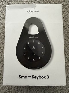 Igloohome Smart Keybox 3 Bluetooth Key Storage Lock Box Black Secure Access