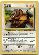 Tauros 47/64 Uncommon Jungle Pokemon Unlimited Near Mint on eBay