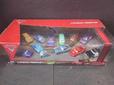 DISNEY PIXAR CARS LONDON RESCUE FINN CAPTURED Sealed In Box 2012