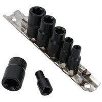 1/4 Zoll + 3/8 Zoll Antrieb Innengewinde Schlagschrauber E Torx Stern Stecksc...