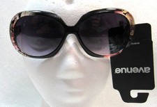 Avenue Sunglasses Flower Patch Black UV Protection New
