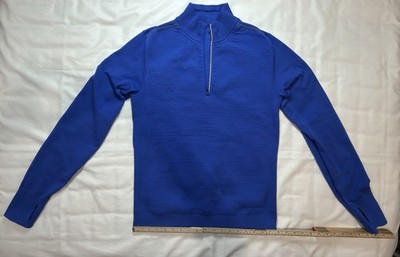 Under Armour Men's UA IntelliKnit Run Half-Zip Pullover Sweater Royal Blue