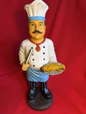 decorative Italian-style chef figurine designed for kitchen decoration
