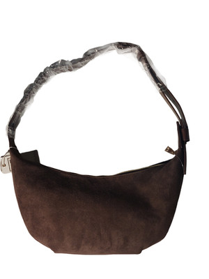 URBAN EXPRESSIONS SUEDE HOBO BAG { CHOCOLATE }
