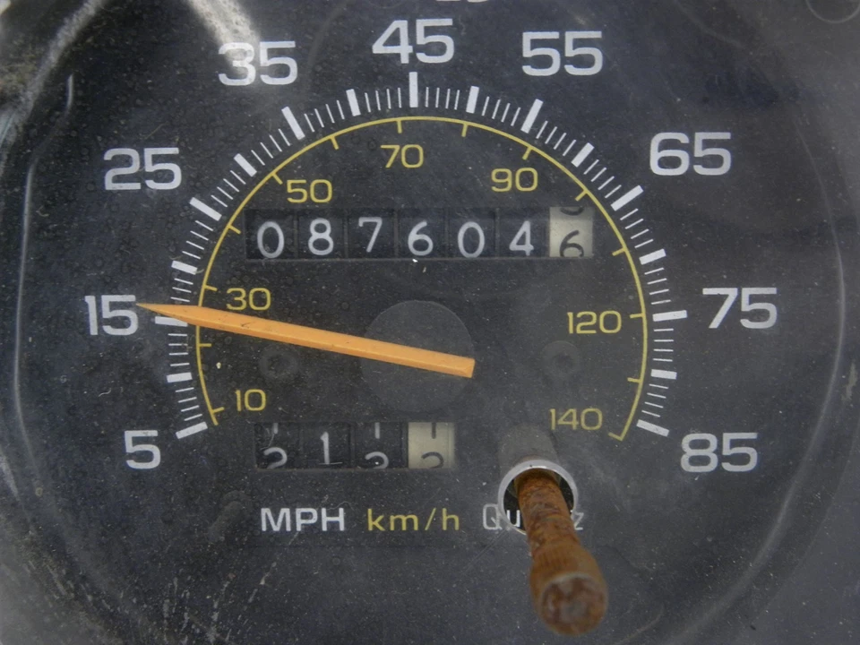 Cuadro medidor velocímetro instrumento *87 k millas* para furgoneta 90-91 G10 20 1500 2500 Foto 2 de 4
