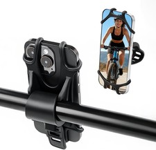 Bike Phone Holder  Motorcycle Phone Mount - Adjustable Handlebar Cell Phone Cla
