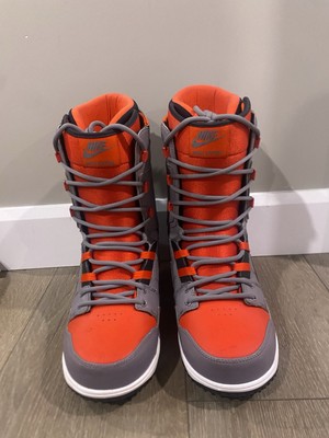 Nike Vapen Snowboard Boots Charcoal & Varsity Red Size 9.5