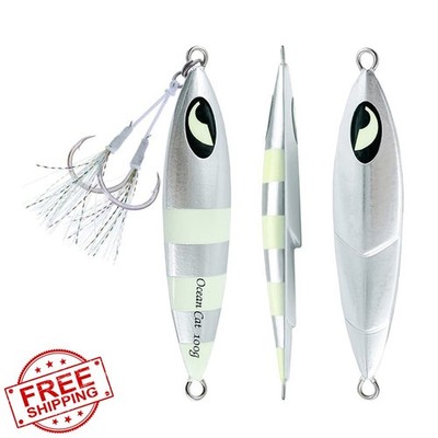 OCEAN CAT Fishing Lure Jig 60g Silver