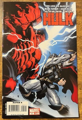 HULK 5 JEPH LOEB STORY ED MCGUINNESS COVER ART MARVEL COMICS 2008