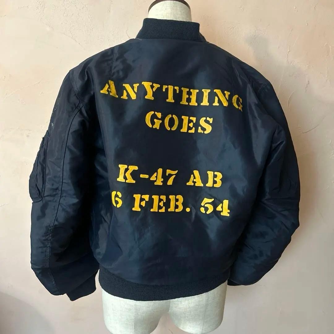 Buzz Rickson's Flight Jacket Nylon Navy Japan - image 22