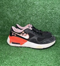 Nike Air Max Systm Boys Size 7Y Black Red Athletic Shoes Sneakers FQ8959-001