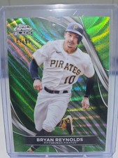 2024 Topps Chrome Black Green Wave Refractor 47/99 Bryan Reynolds #13 0nr3