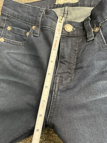 Free People OB412721 Dallas Blue Stretch Mid Rise Vintage Flare Jeans Size W 26 - Bild 10 von 13