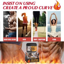 Belly Sweat Slimming Hot Cream,Tightening Fat Burner Tummy Fitness Body Cream