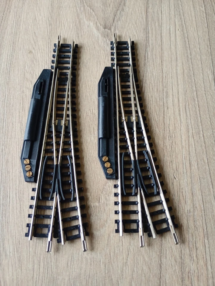 Pair Of Roco N Gauge Left Point's. Nickel Silver - Image 2 of 3